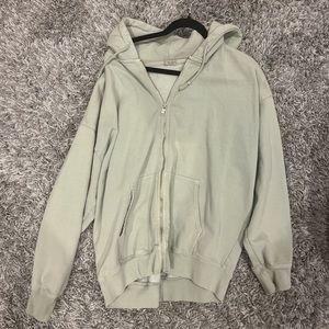 Brandy melville sage green oversized christy hoodie